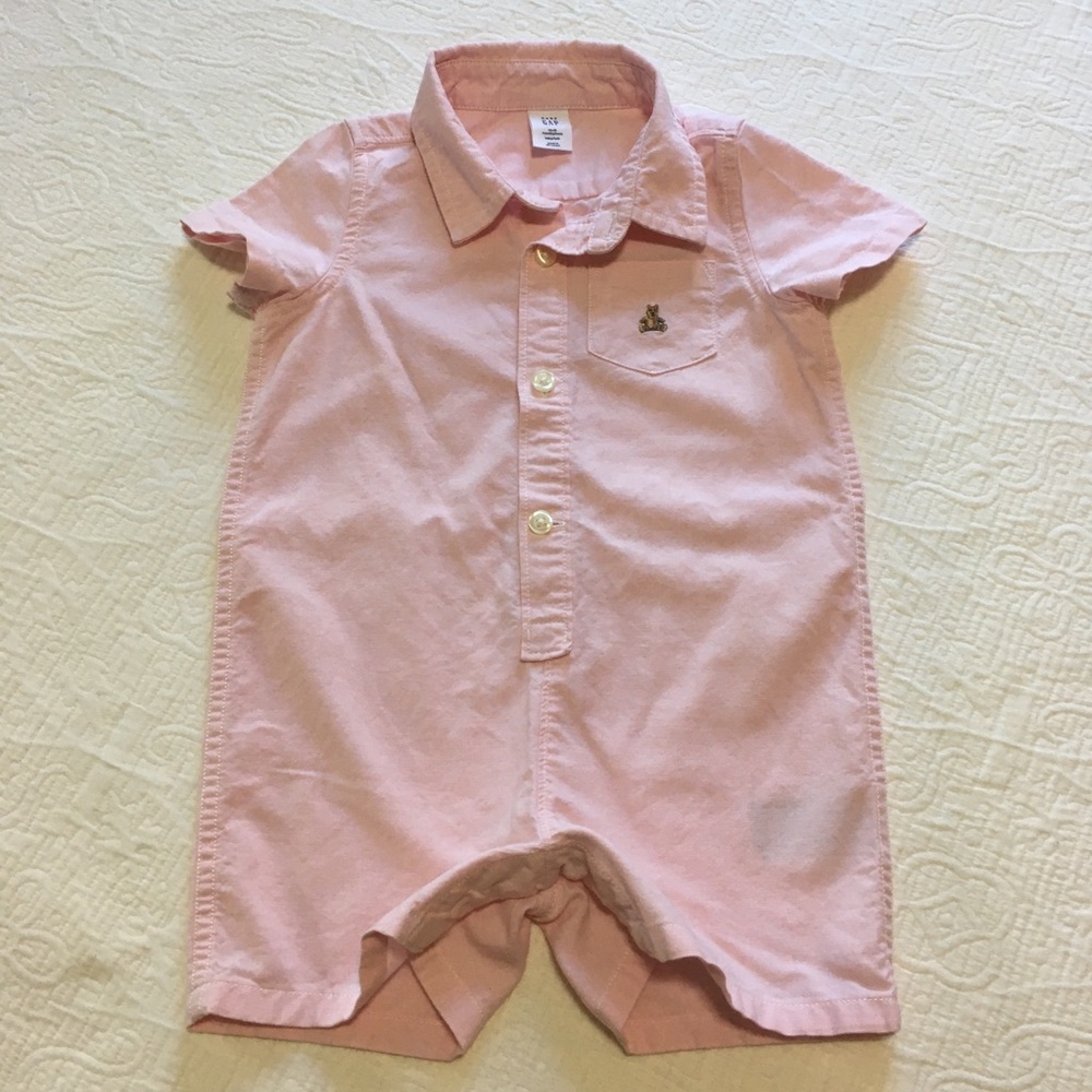 12-18m (4/$20) Button-Down Style Romper